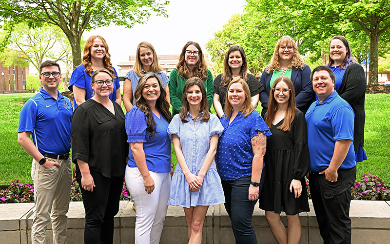 Group photo of the Crouse Center staff.